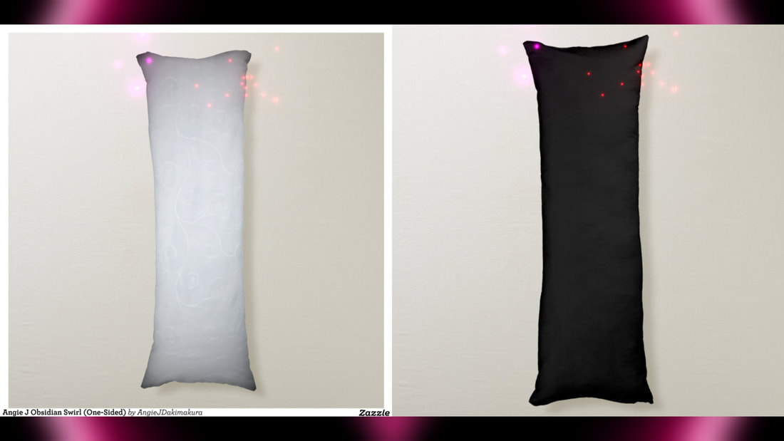 Angie J Body Pillow and Pillowcase