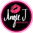 ANGIE J Logo: The primary Angie J Socialite, LLC logo / Angie J Socialite Logo